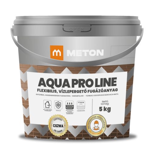 METON AQUA PRO LINE szilikontartalmú, flexibilis, vízlepergető fugázóanyag (CG2 WA)